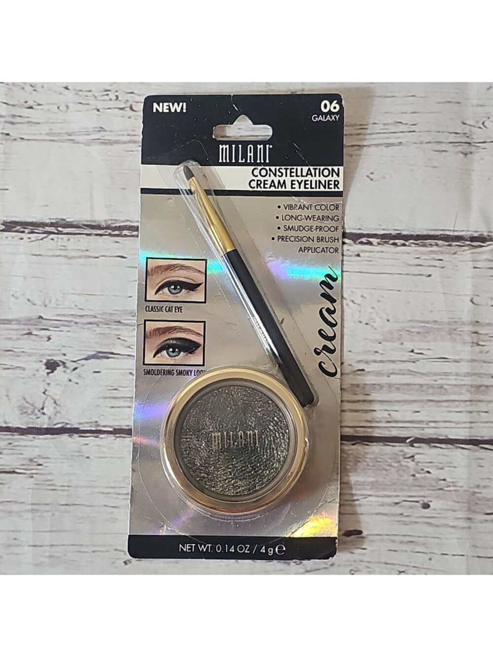 Milani Constellation Cream Eyeliner Galaxy 06 with Brush 0.14oz Limited New